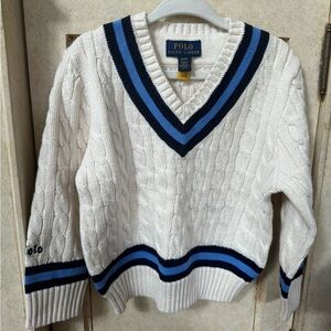 Beautiful Quilted Ralph Lauren Sweater Shirt